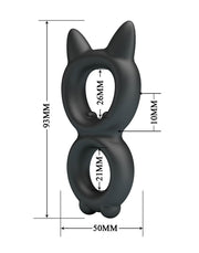Crazy Bull - Toran - Cockring - Model 20 - Zwart-Erotiekvoordeel.nl