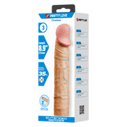 Pretty Love - Chelsey - Realistische Penis Sleeve - 225mm - Lichte Huidskleur-Erotiekvoordeel.nl