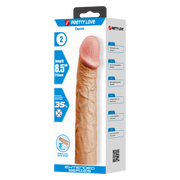 Pretty Love - Derek - Realistische Penis Sleeve - 215mm - Lichte Huidskleur-Erotiekvoordeel.nl