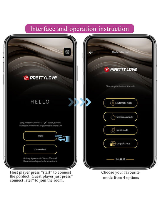 Pretty Love - Klay - Stotende Ei-vibrator - App Control - Paars-Erotiekvoordeel.nl