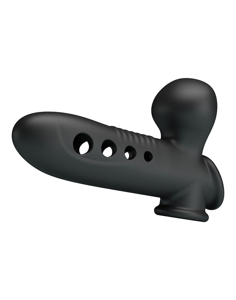 Pretty Love - Crane - Opblaasbare Penis Sleeve - Zwart-Erotiekvoordeel.nl