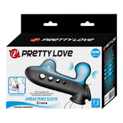 Pretty Love - Crane - Opblaasbare Penis Sleeve - Zwart-Erotiekvoordeel.nl