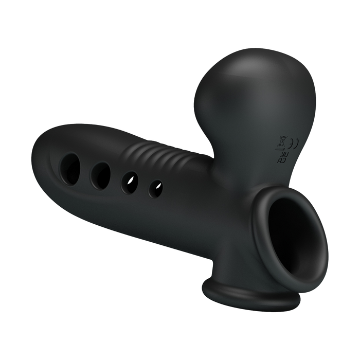 Pretty Love - Crane - Opblaasbare Penis Sleeve - Zwart-Erotiekvoordeel.nl