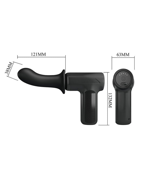 Pretty Love - DJ Scholar - Stotende Massager - Zwart-Erotiekvoordeel.nl