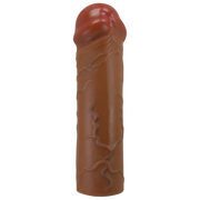 Pretty Love - Nile - Verlengde Penis Sleeve - 25mm - Bruin-Erotiekvoordeel.nl