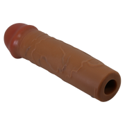 Pretty Love - Nile - Verlengde Penis Sleeve - 25mm - Bruin-Erotiekvoordeel.nl