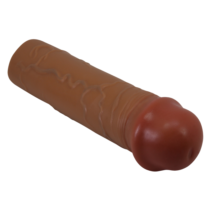 Pretty Love - Nile - Verlengde Penis Sleeve - 25mm - Bruin-Erotiekvoordeel.nl