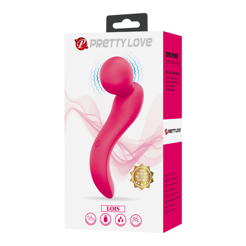 Pretty Love - Lois - Wand Massager - Roze-Erotiekvoordeel.nl