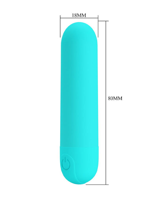 Pretty Love - Stefan - Mini Bullet Vibrator - Turquoise-Erotiekvoordeel.nl