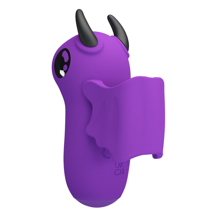 Pretty Love - Mini Fun Toys - Magic Devil - Vinger Vibrator - Paars-Erotiekvoordeel.nl