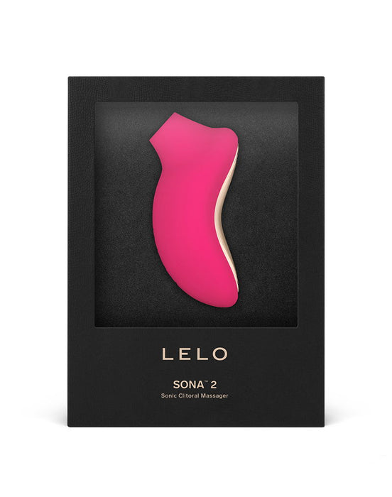 Lelo - Sona 2 - Luchtdruk Vibrator - Deep Pink-Erotiekvoordeel.nl