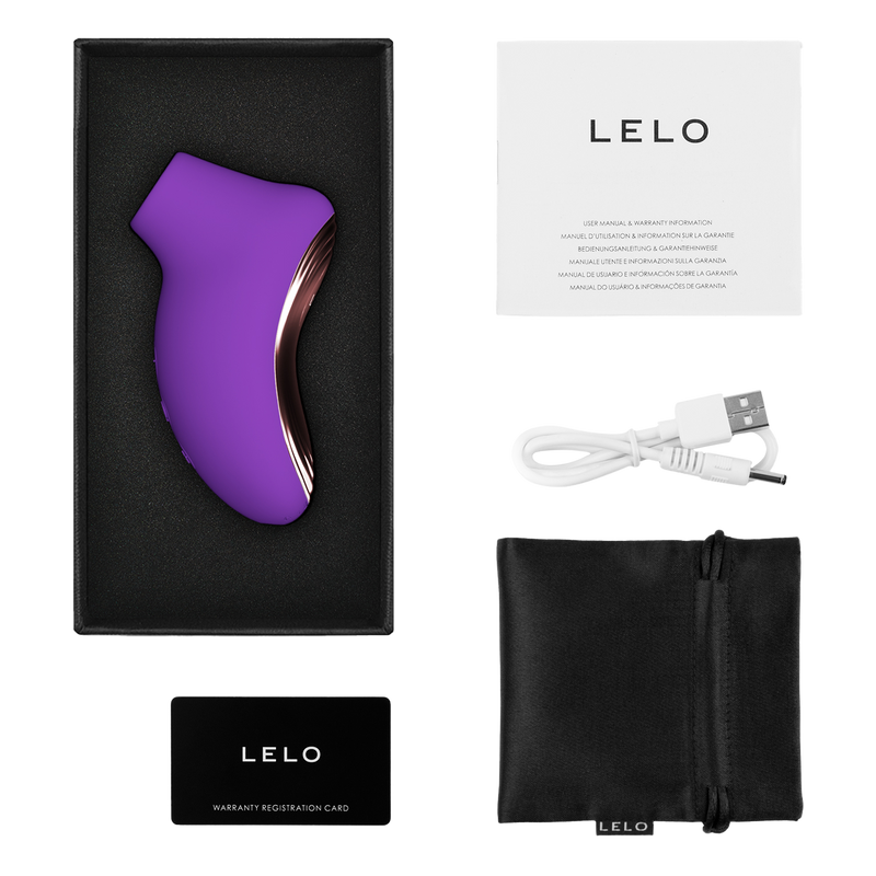 Lelo - Sona 2 Travel - Luchtdruk Vibrator - Paars-Erotiekvoordeel.nl