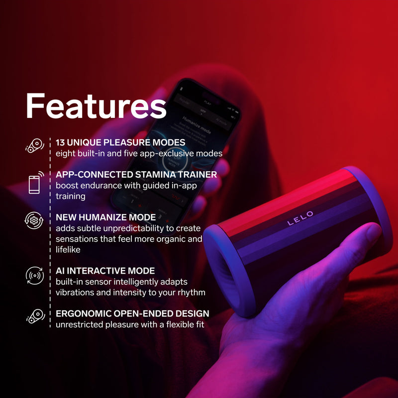 LELO - F2S™ Double Sonic - Schallwellen-Masturbator & Stroker - Blaugrün-Erotiekvoordeel.nl
