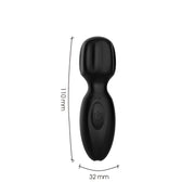 Pixey 2GO - Mini Wand Vibrator - Zwart-Erotiekvoordeel.nl