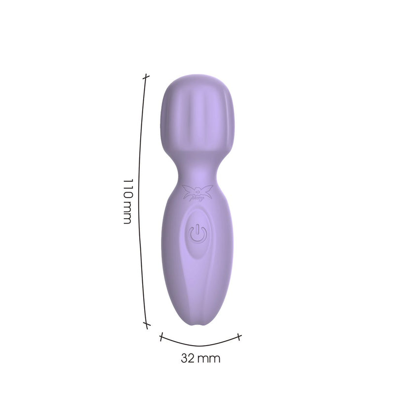 Pixey 2GO - Mini Wand Vibrator - Lila-Erotiekvoordeel.nl
