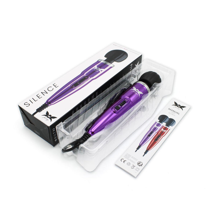 Pixey Silence - Wand Vibrator - Massager - Violet Edition - Zeer Stil - Uitzonderlijk Krachtig-Erotiekvoordeel.nl