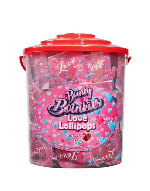 Boinky - Aphrodisiac Lollipops - Pink Bucket - 100 Pieces - Erotiekvoordeel.nl