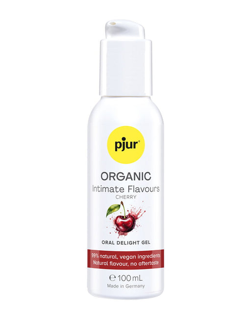 pjur - ORGANIC - Intimate Flavours - Oral Delight Gel - Kers - 100 ml-Erotiekvoordeel.nl