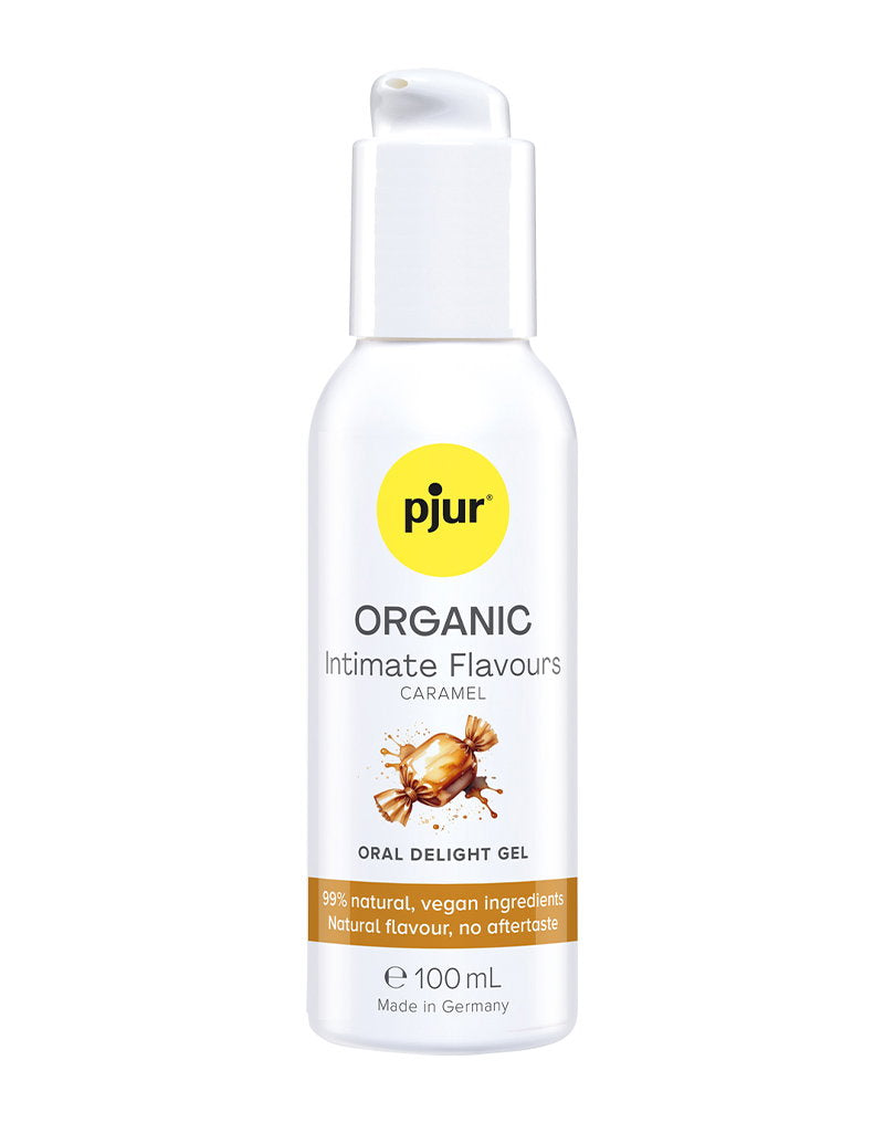 pjur - ORGANIC - Intimate Flavours - Oral Delight Gel - Caramel - 100 ml-Erotiekvoordeel.nl