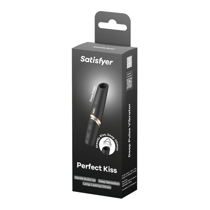 Satisfyer Perfect Kiss – 3D Air Pulse Vibrator in Lipstick design-Erotiekvoordeel.nl