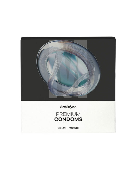 Satisfyer - Condooms - Size 53 mm - M - 100 stuks-Erotiekvoordeel.nl