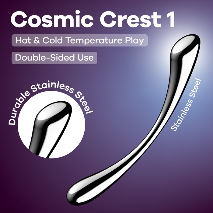 Satisfyer - Cosmic Crest 1 - RVS Dildo-Erotiekvoordeel.nl
