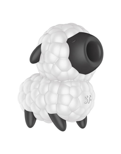 Satisfyer - Dreamy Sheep - Luchtdruk Vibrator - Zwart/Wit-Erotiekvoordeel.nl