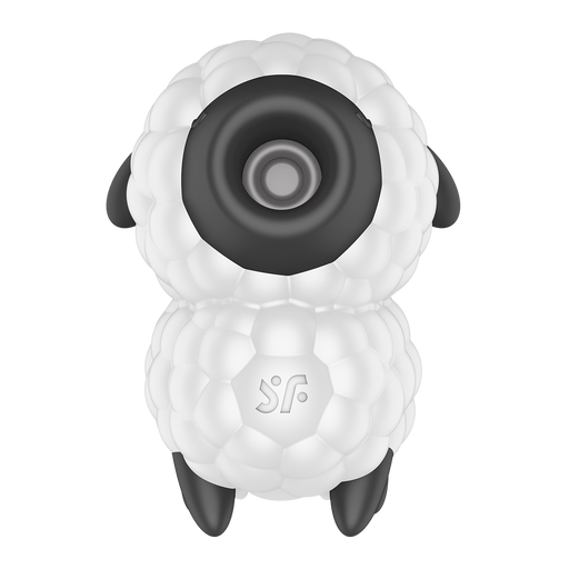 Satisfyer - Dreamy Sheep - Luchtdruk Vibrator - Zwart/Wit-Erotiekvoordeel.nl