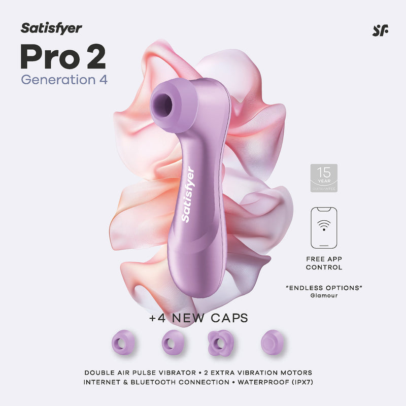 Satisfyer - Pro 2 Generation 4 - Double Druckwellen-Vibrator - Lila-Erotiekvoordeel.nl