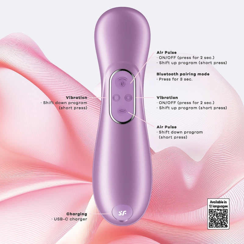 Satisfyer - Pro 2 Generation 4 - Double Druckwellen-Vibrator - Lila-Erotiekvoordeel.nl