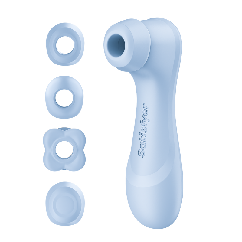 Satisfyer - Pro 2 Generation 4 - Double Druckwellen-Vibrator - Hellblau - Erotiekvoordeel.nl