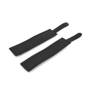 Kiotos - Premium Lederen Polsboeien - Metalen Hardware in Unicorn Kleuren - Zwart/Rainbow-Erotiekvoordeel.nl