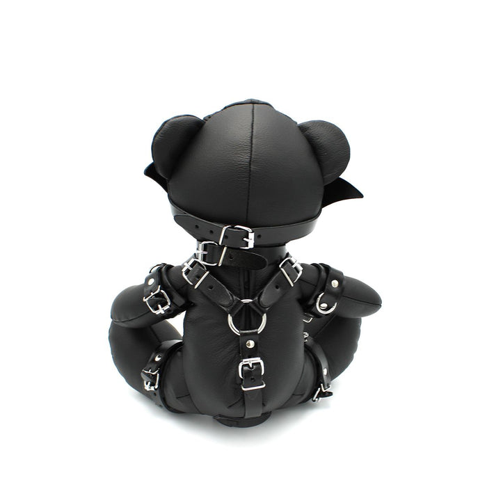 Kiotos Leather - EDDY de BDSM Teddybeer - Black Blindfold - Leder-Erotiekvoordeel.nl