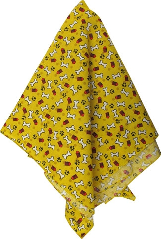 Mister B - Zakdoek - Puppypride Hanky Yellow - Kleurcode - Geel - Erotische Accessoire-Erotiekvoordeel.nl