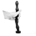 All Black - Lange Buttplug met Ribbels - 41,5 x 4,5 cm - Zwart-Erotiekvoordeel.nl