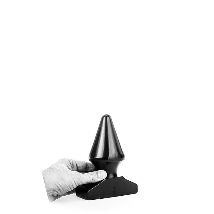All Black - Extreme Anaal Plug - 18,5 x 7 cm - Zwart-Erotiekvoordeel.nl