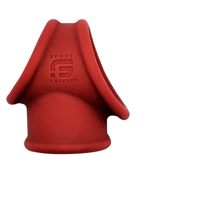 Sport Fucker - Siliconen Cock Tube - Cockring en Ballstretcher - Rood-Erotiekvoordeel.nl