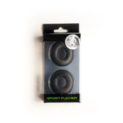 Sport Fucker - Stacker Rings - 2 stuks - Zwart-Erotiekvoordeel.nl