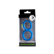 Sport Fucker - Enigma Ring - Siliconen Cockring - Blauw-Erotiekvoordeel.nl
