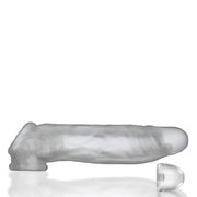 Oxballs - Dicker - Ultra-Slim Penis Sleeve - Clear Ice-Erotiekvoordeel.nl