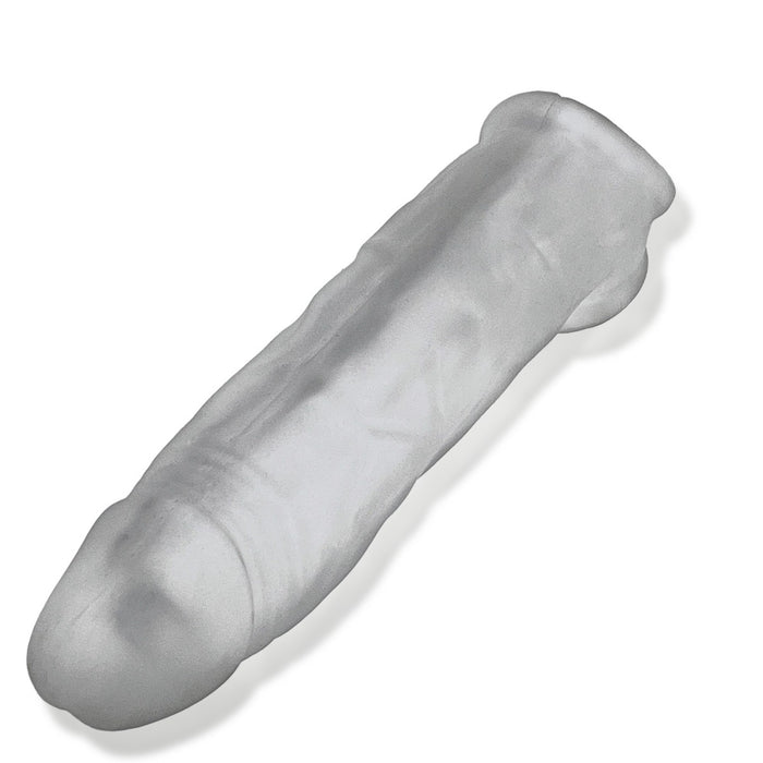 Oxballs - Dicker - Ultra-Slim Penis Sleeve - Clear Ice-Erotiekvoordeel.nl