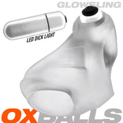 Oxballs - Glowsling - Cocksling met LED Lampje - Clear Ice-Erotiekvoordeel.nl