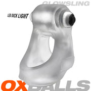 Oxballs - Glowsling - Cocksling met LED Lampje - Clear Ice-Erotiekvoordeel.nl