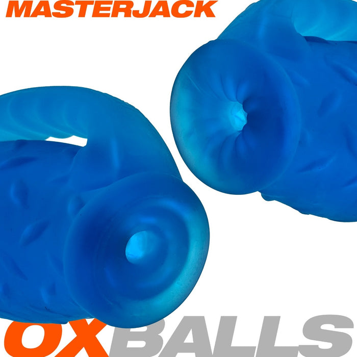 Oxballs - Masterjack - Masturbator Sleeve- Dubbelzijdig - Blue Ice-Erotiekvoordeel.nl