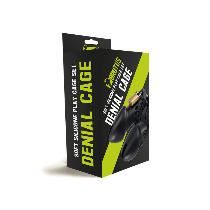 Brutus - Denial - Zachte Siliconen Peniskooi - Kuisheidskooi - Zwart-Erotiekvoordeel.nl