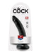 Pipedream - King Cock - Dildo - 18 cm - Zwart-Erotiekvoordeel.nl