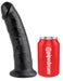 Pipedream - King Cock - Dildo - 23 cm - Zwart-Erotiekvoordeel.nl