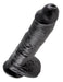 Pipedream - King Cock - Dildo met Balzak - 25,5 cm - Zwart-Erotiekvoordeel.nl