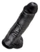 Pipedream - King Cock - Dildo met Balzak - 28 cm - Zwart-Erotiekvoordeel.nl