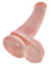 Pipedream - King Cock - Dildo met Balzak - 33 cm - Lichte Huidskleur-Erotiekvoordeel.nl